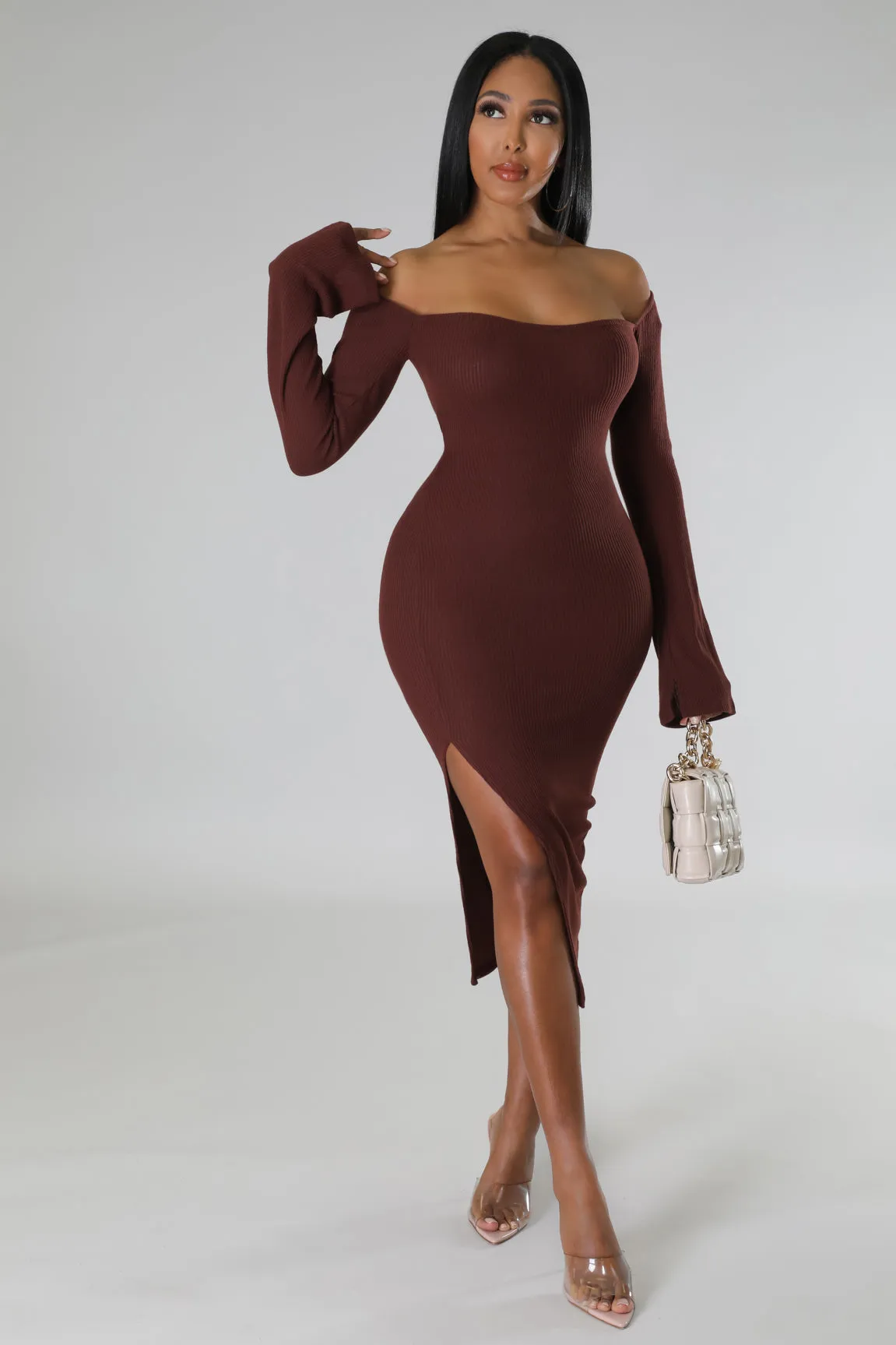 KATRINA DRESS | BROWN