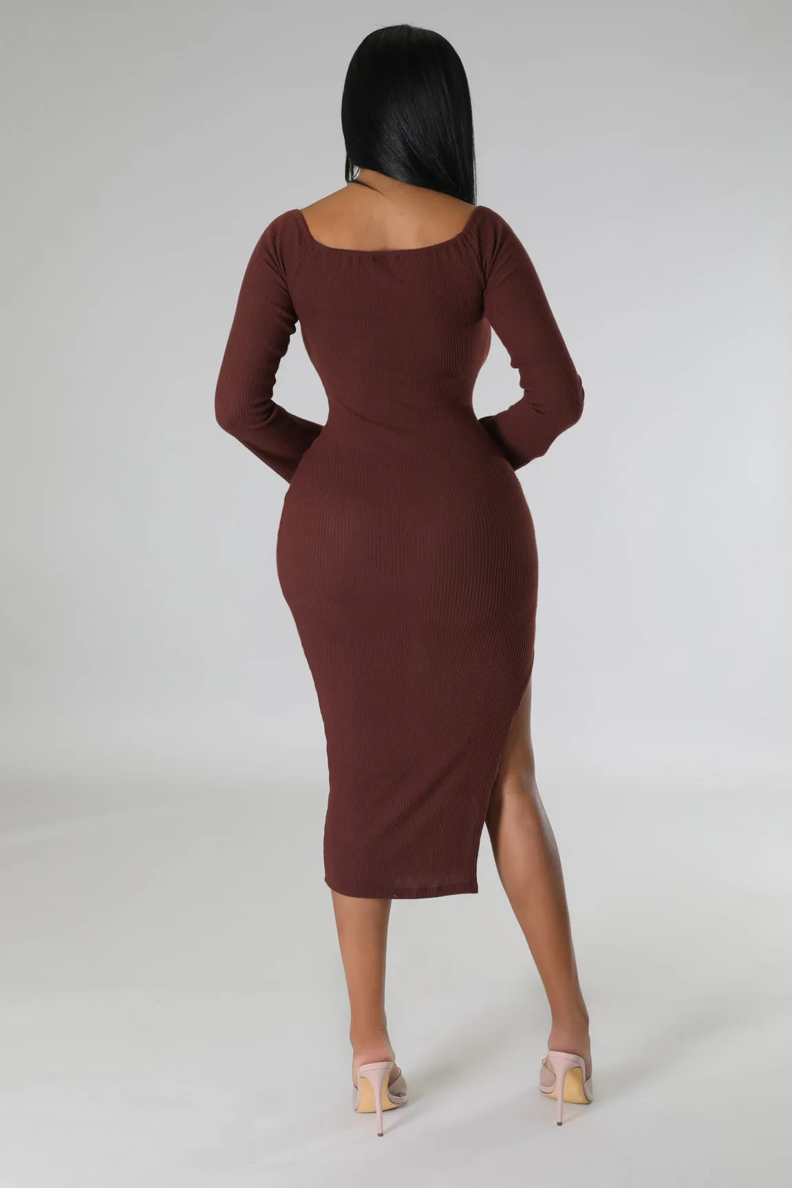 KATRINA DRESS | BROWN