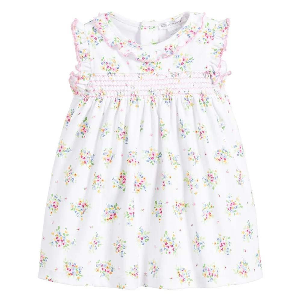 Kissy Kissy Pima Cotton Pansies Dress Set