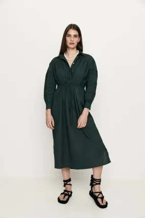 Latitude Drawcord Dress in Rainforest