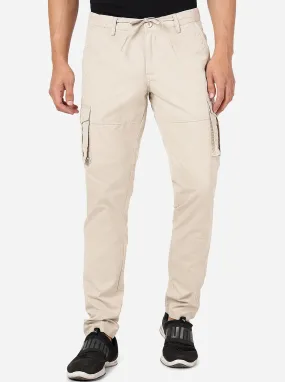 Light Olive Solid Slim Fit Track Pant | JadeBlue