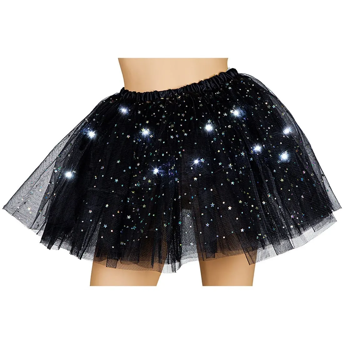 Light Up Sparkle Tutu LED Ballet Skirt Fancy Dress One Size