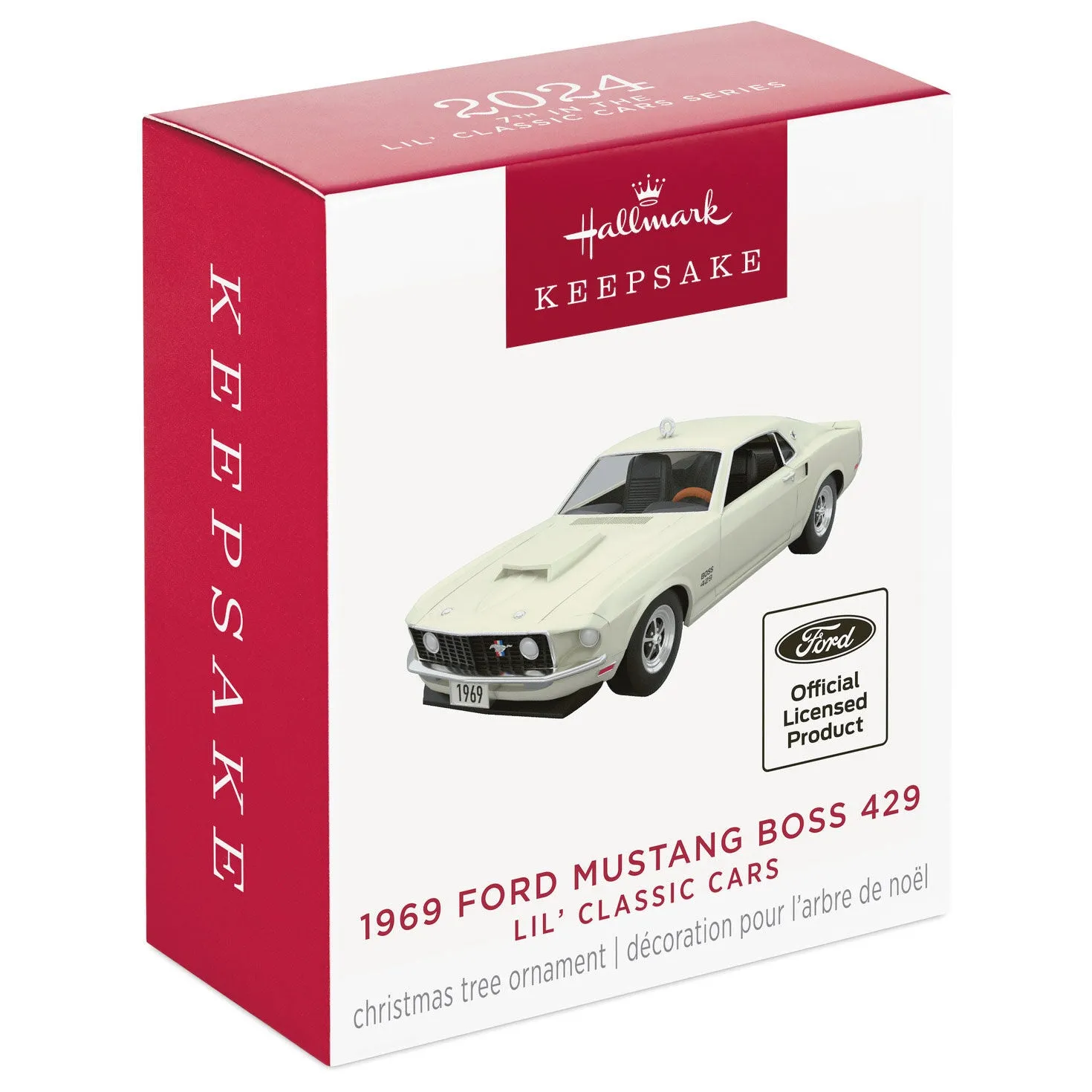 Lil' Classic Cars 1969 Ford Mustang Boss 429 (Miniature) — 2024 Hallmark Keepsake Christmas Ornament