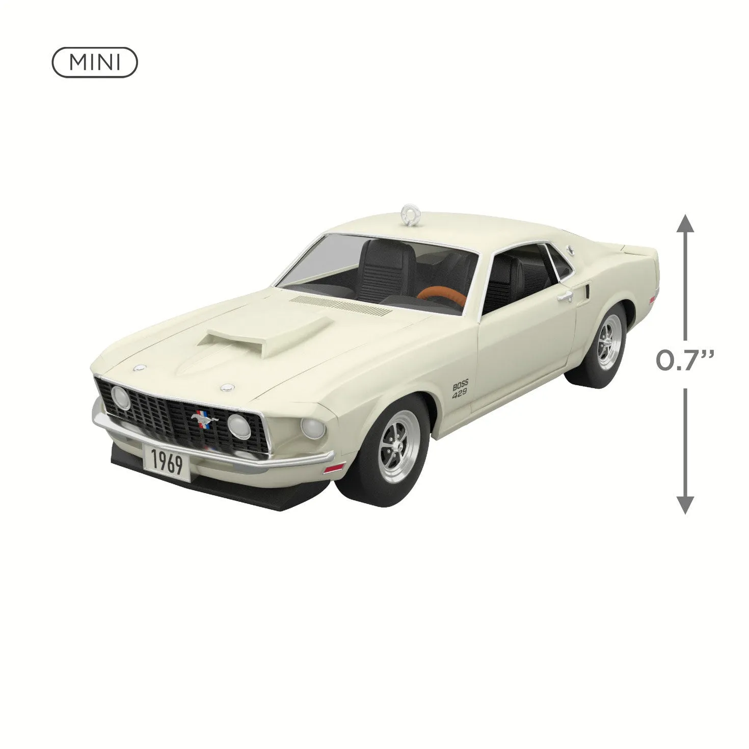 Lil' Classic Cars 1969 Ford Mustang Boss 429 (Miniature) — 2024 Hallmark Keepsake Christmas Ornament