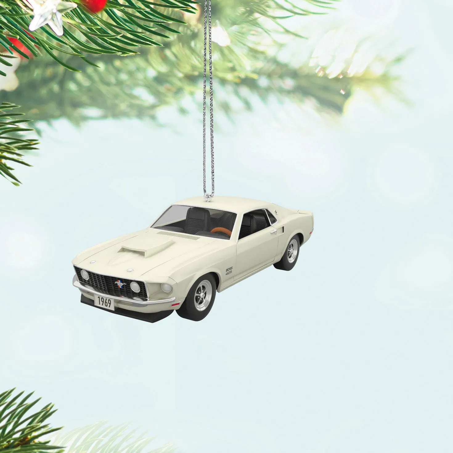 Lil' Classic Cars 1969 Ford Mustang Boss 429 (Miniature) — 2024 Hallmark Keepsake Christmas Ornament