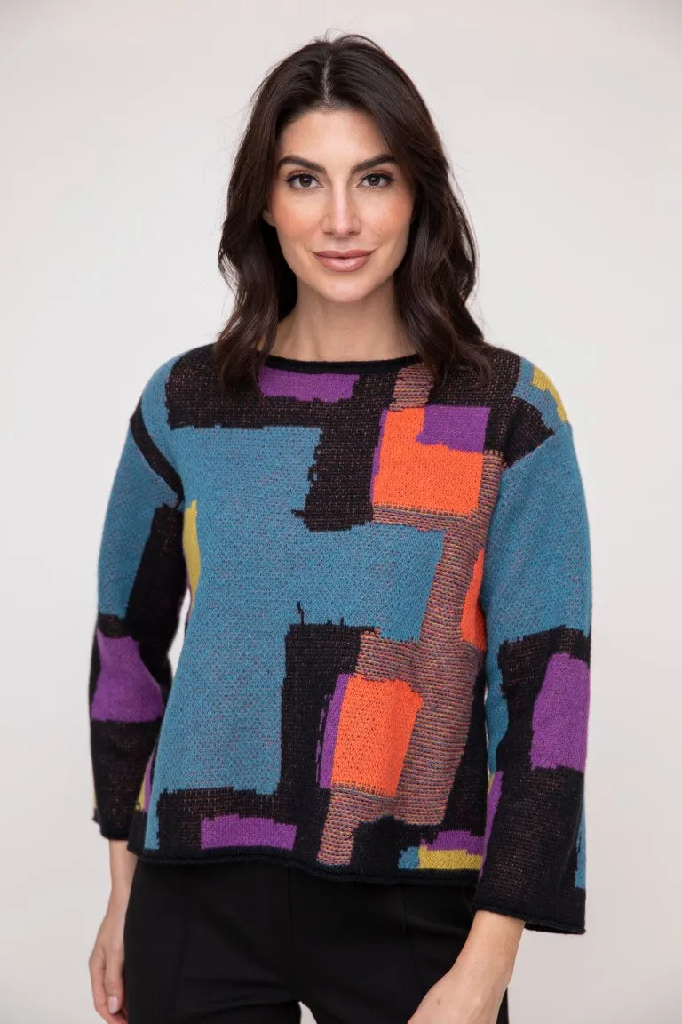 LIV BY HABITAT COLLAGE SWING PULLOVER - MULTI - 430770COLL