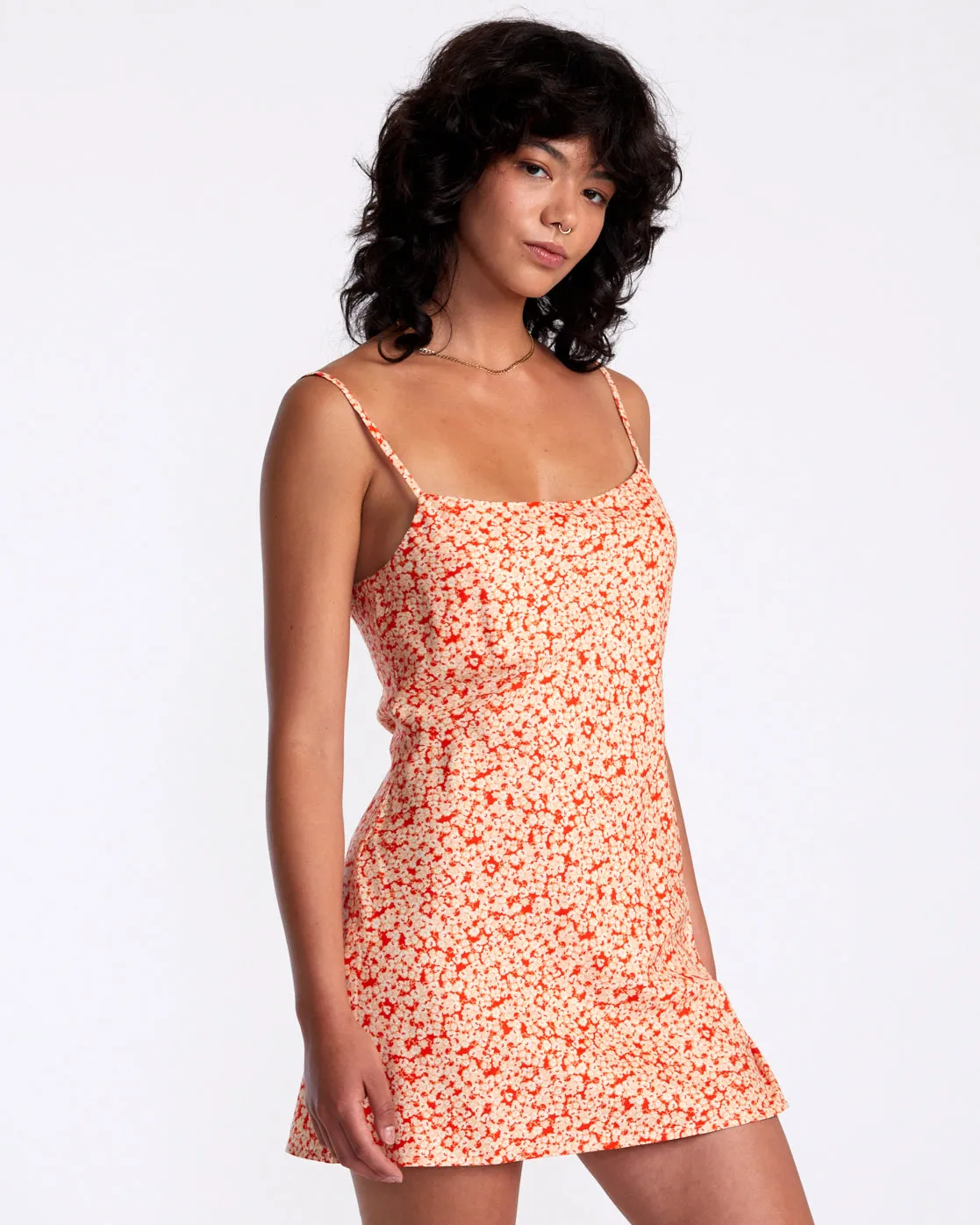 Macarthur Midi Dress - Orange.Com