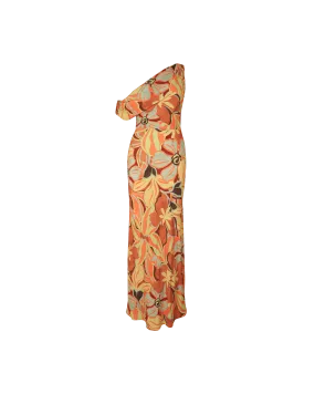 MELON MAXI DRESS MELON FLORAL