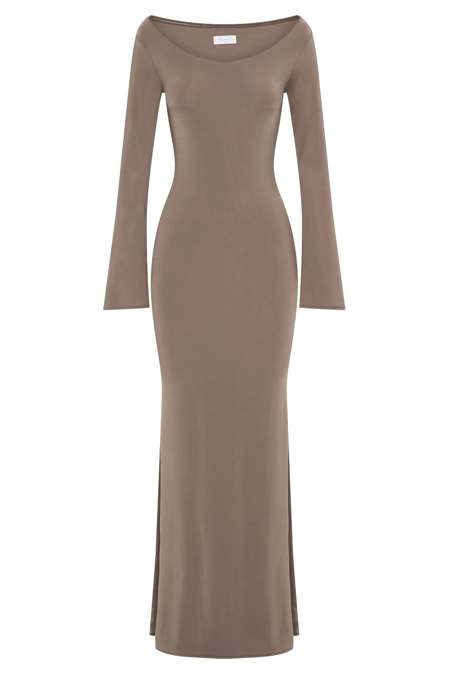 Millicent Slinky Long Sleeve Maxi Dress - Coco