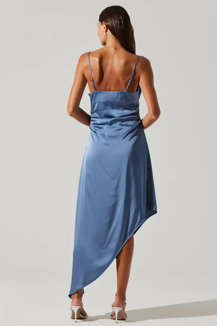 Mirie Cowl Neck Midi Dress