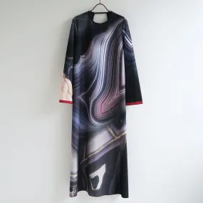 【mukasa/ムカサ】<br>RARE STONE PRINT DRESS <br>MU-0414