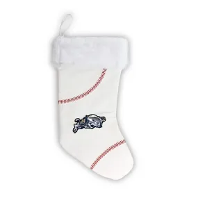 Navy Midshipmen 18" Baseball Christmas Stocking