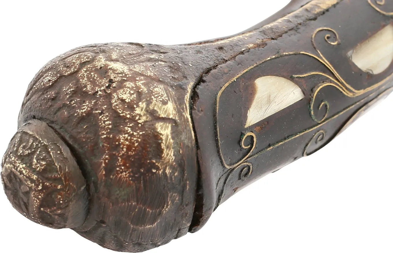 NORTH AFRICAN FLINTLOCK PISTOL FOR TRADITIONAL DRESS