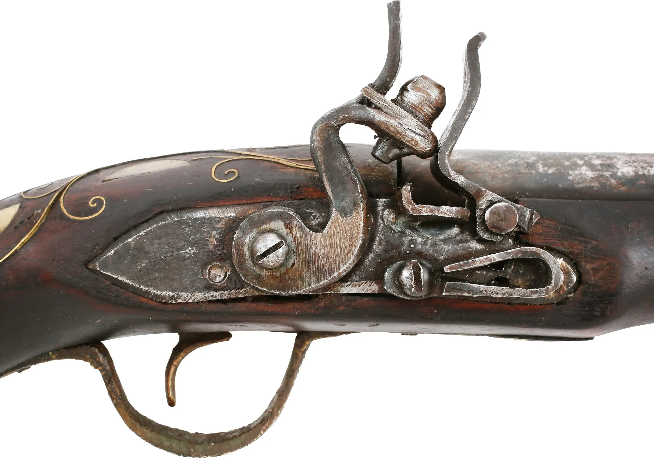 NORTH AFRICAN FLINTLOCK PISTOL FOR TRADITIONAL DRESS