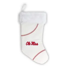 Ole Miss Rebels 18" Baseball Christmas Stocking