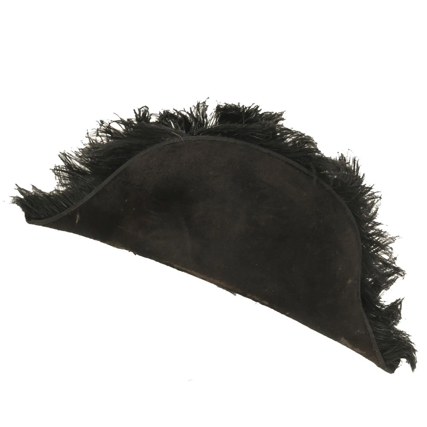 Original British Victorian Era Officer Chapeau bras Bicorn Fore-and-Aft Hat - Circa 1880 - 1900