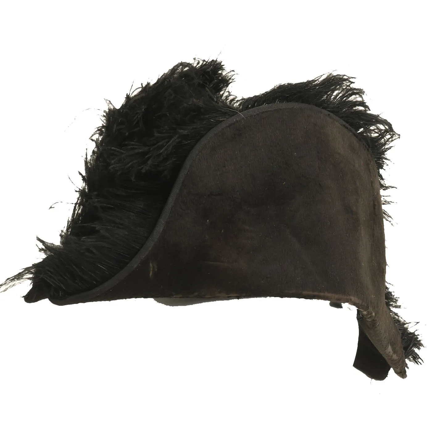 Original British Victorian Era Officer Chapeau bras Bicorn Fore-and-Aft Hat - Circa 1880 - 1900