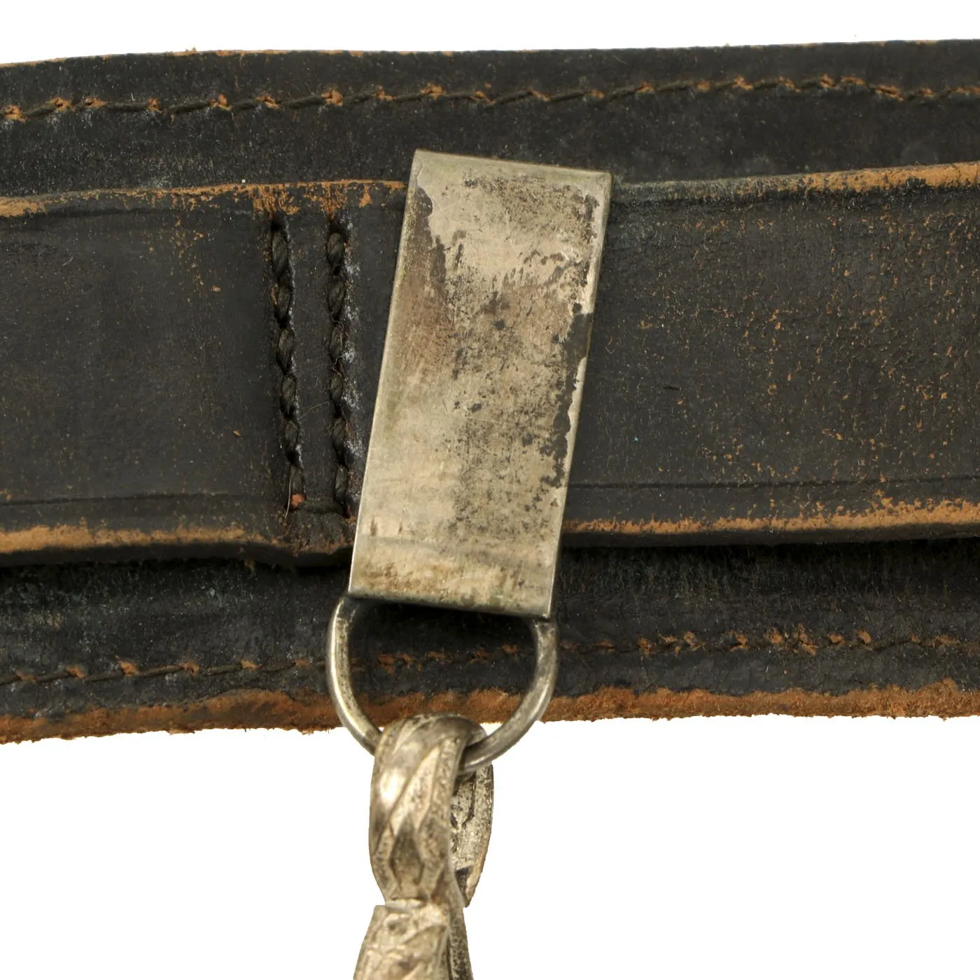 Original U.S. Spanish American War Army Officer Dress Sword Belt with Model 1872 Eagle Plate Buckle