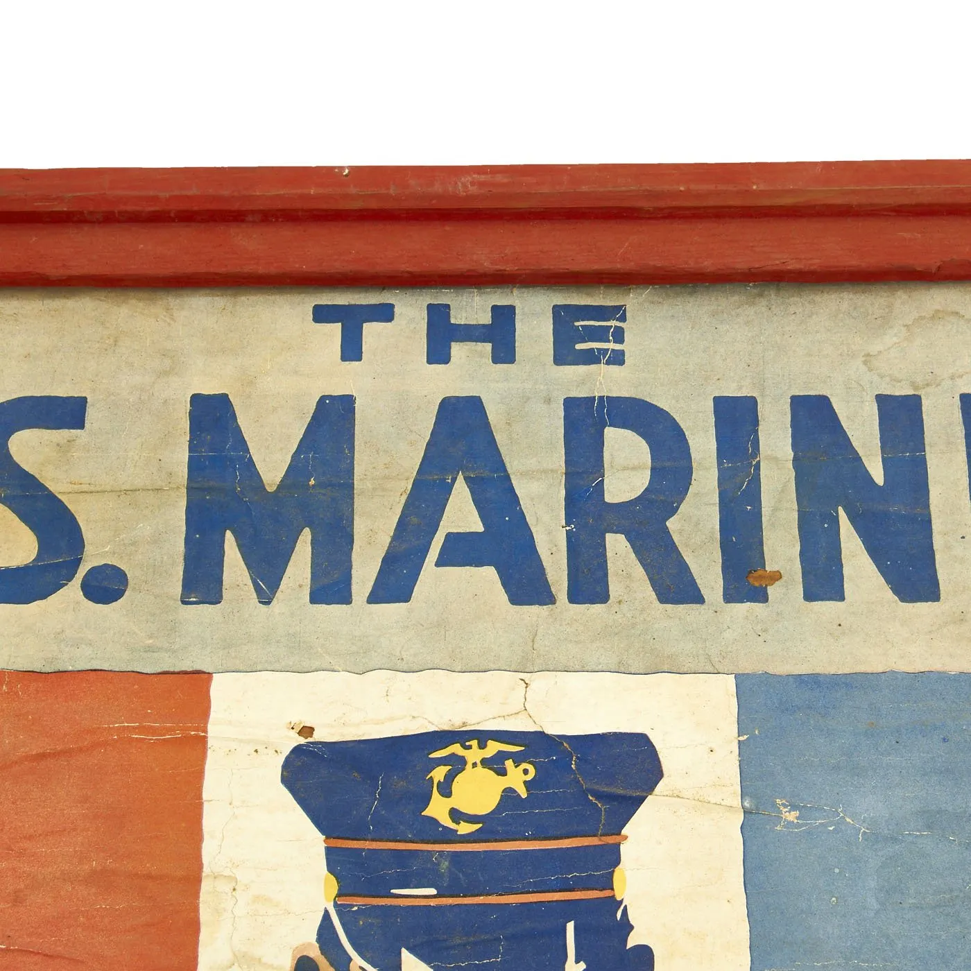 Original U.S. WWI Marine Enlistment Poster - The Marines Want You