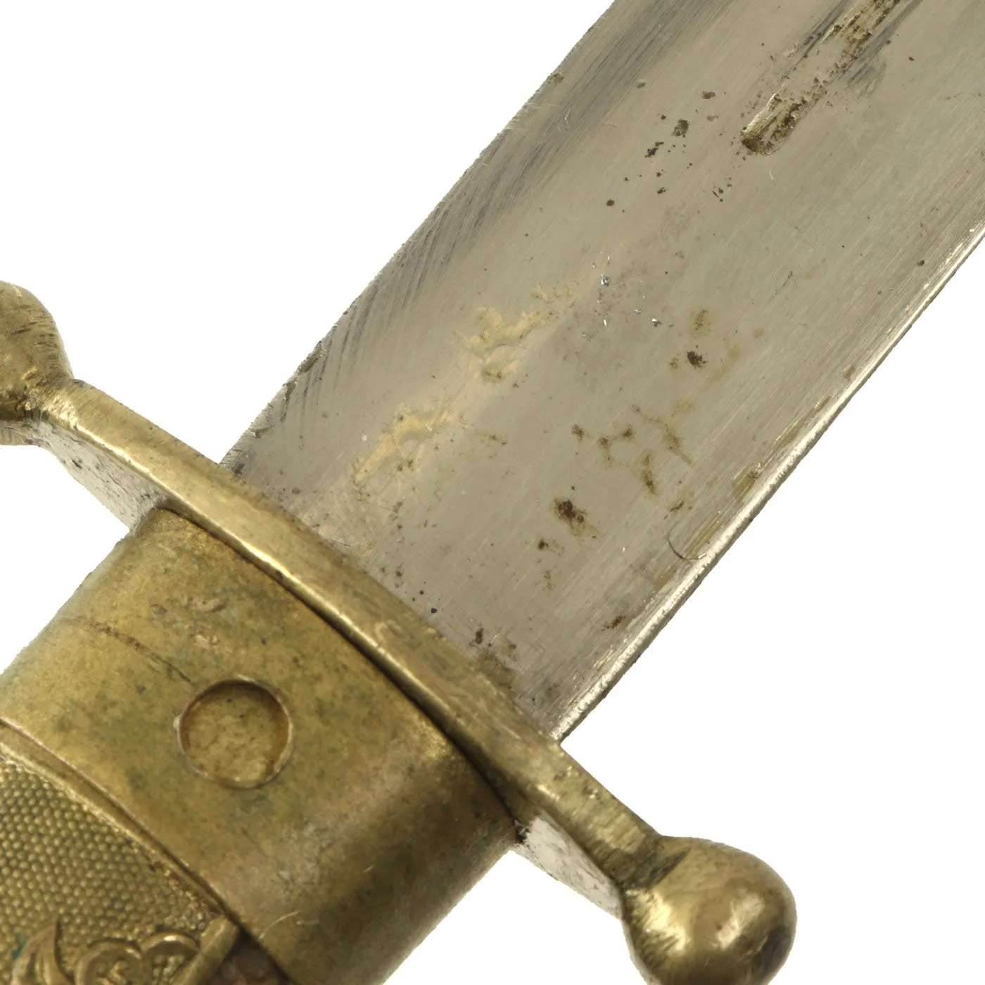 Original WWII Chinese National Revolutionary Army Officer Dagger with Replacement Scabbard - Kuomintang