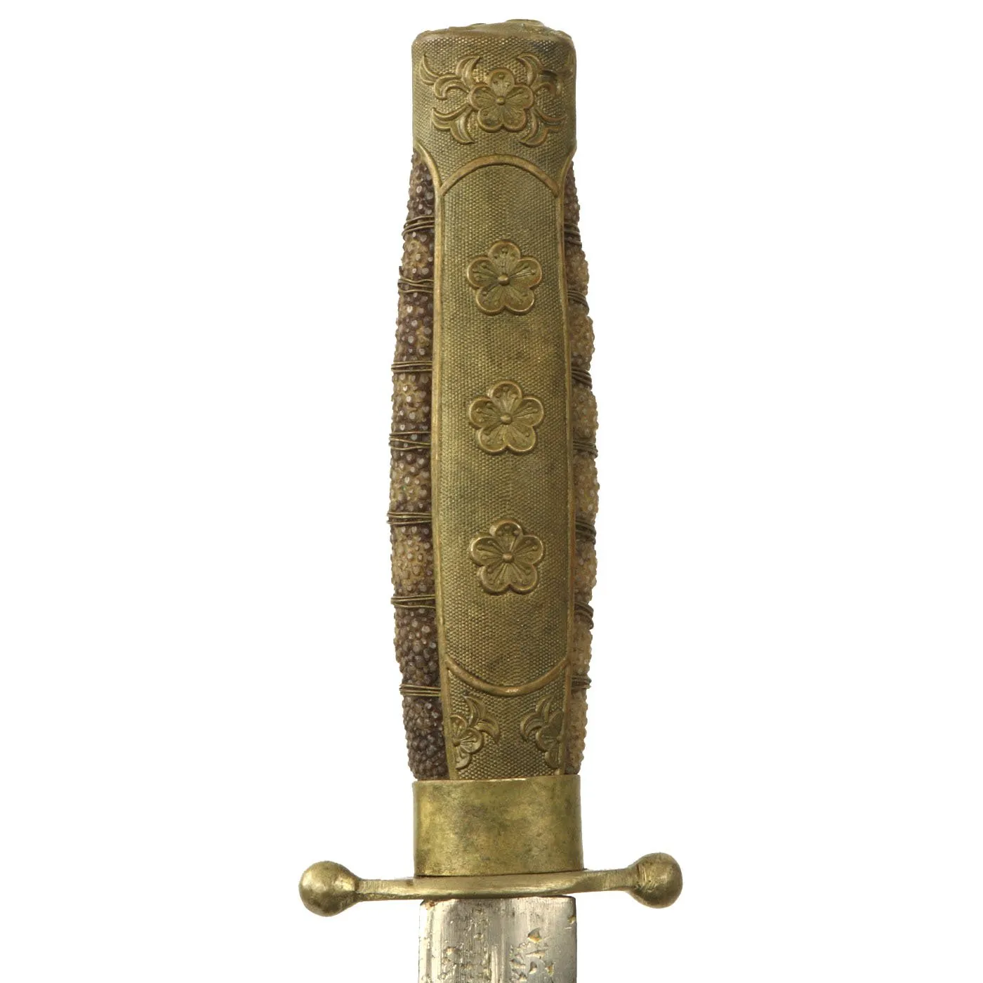 Original WWII Chinese National Revolutionary Army Officer Dagger with Replacement Scabbard - Kuomintang