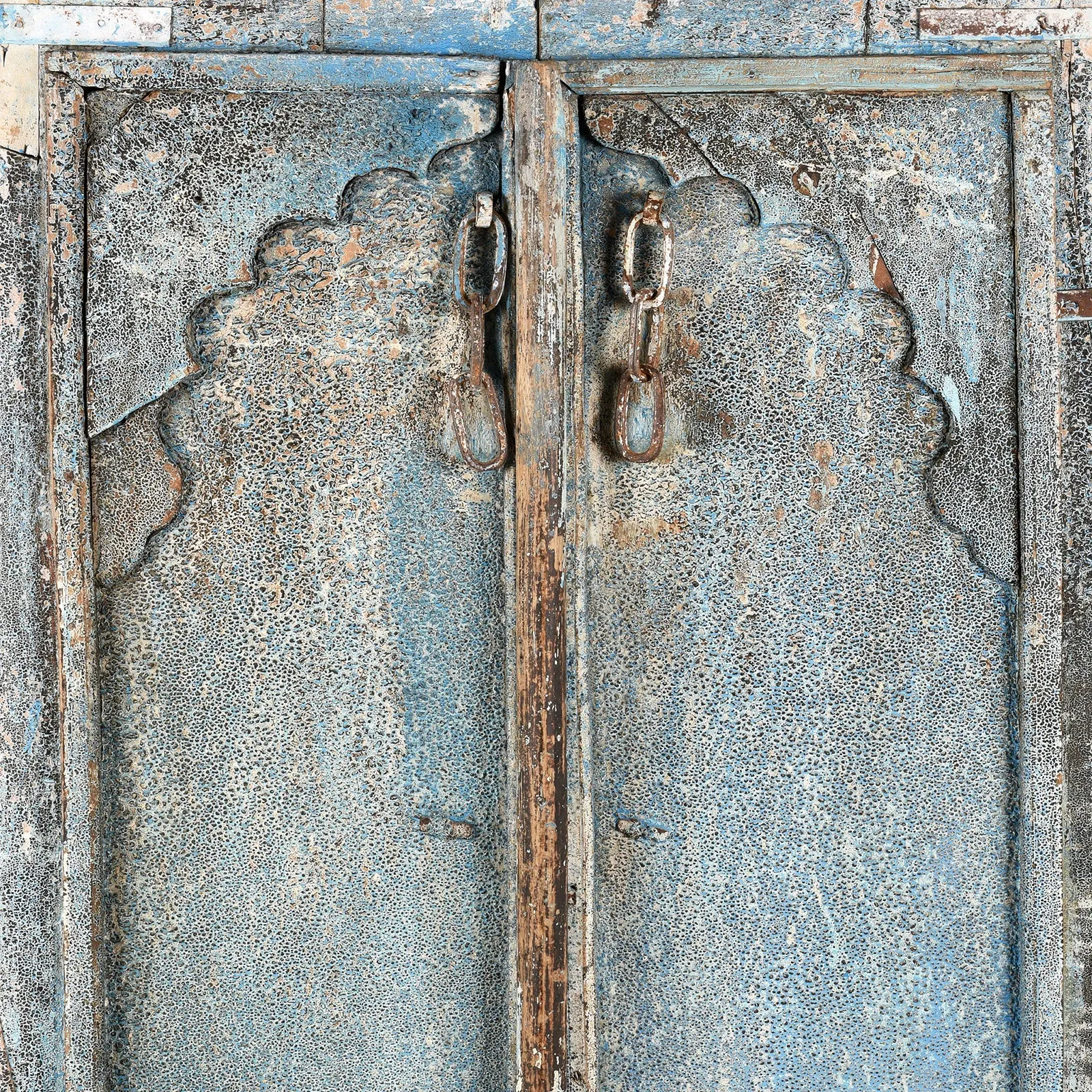 Painted Doors From Bundi - 18th Century