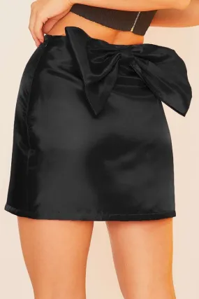 Paris Black Bow Skirt