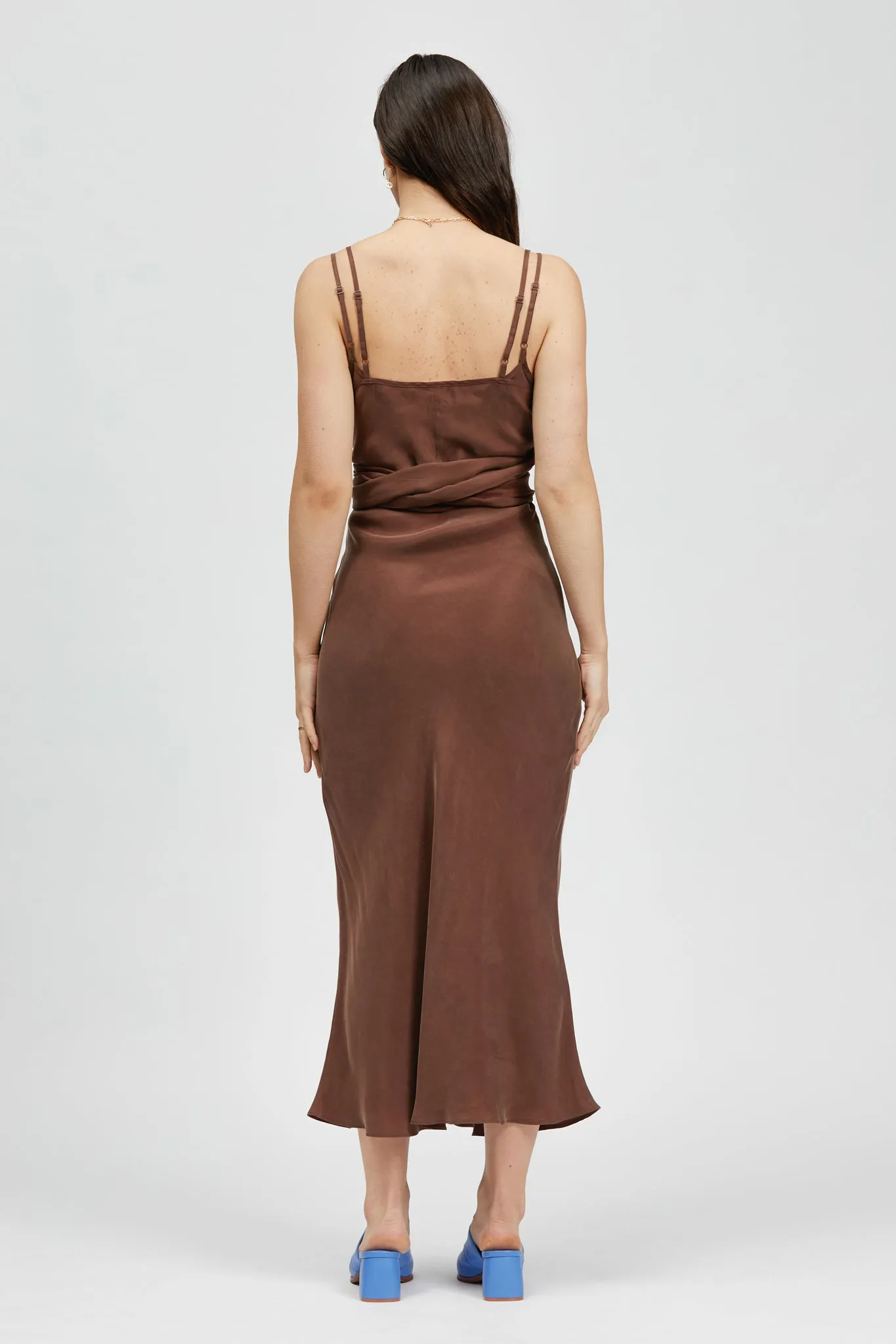 Perto Dress Chocolate