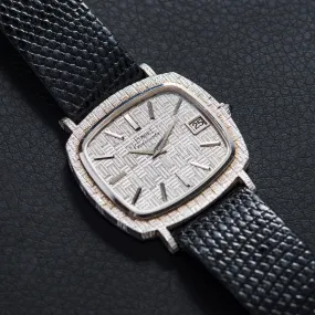 Piaget White Gold 'Basketweave' Dress Watch