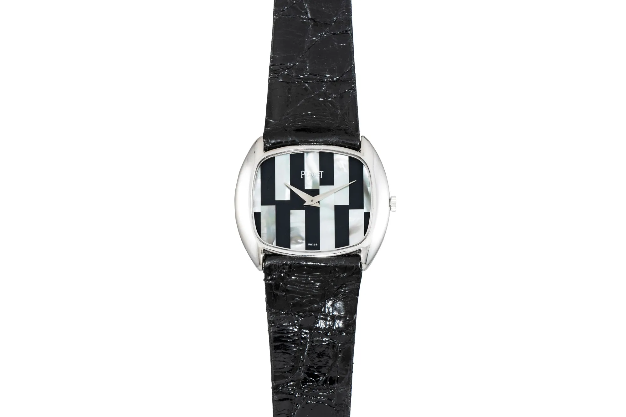 Piaget White Gold 'Zebra Mother Of Pearl' Dress Watch