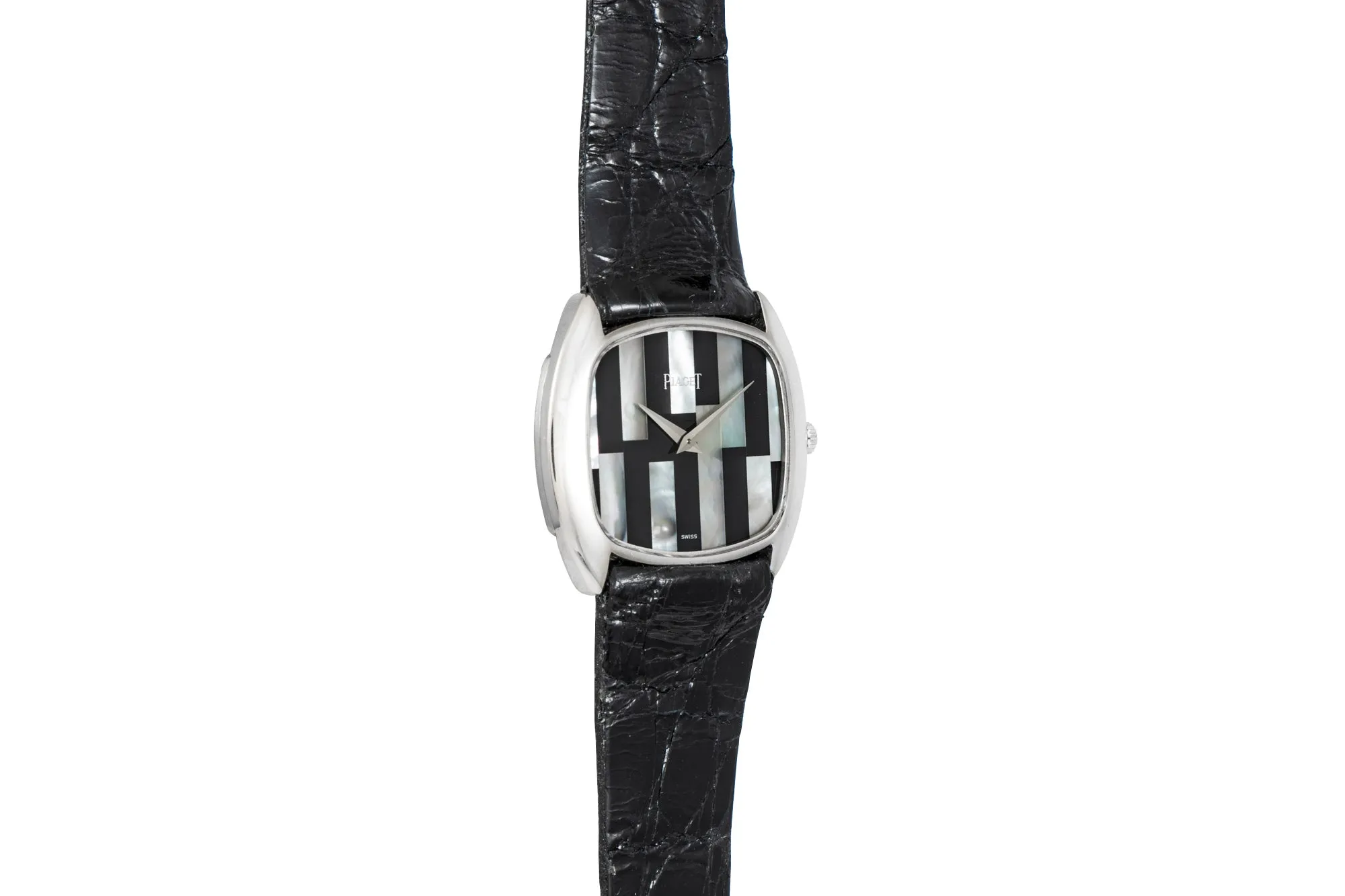 Piaget White Gold 'Zebra Mother Of Pearl' Dress Watch