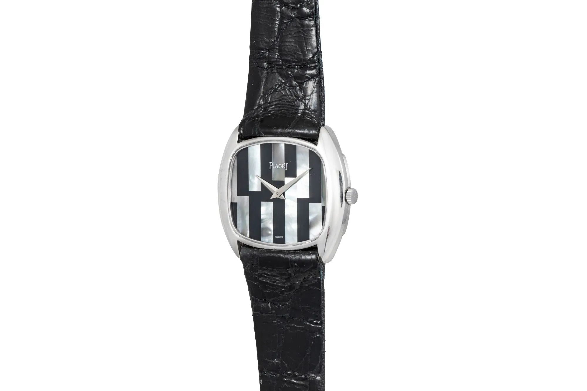 Piaget White Gold 'Zebra Mother Of Pearl' Dress Watch