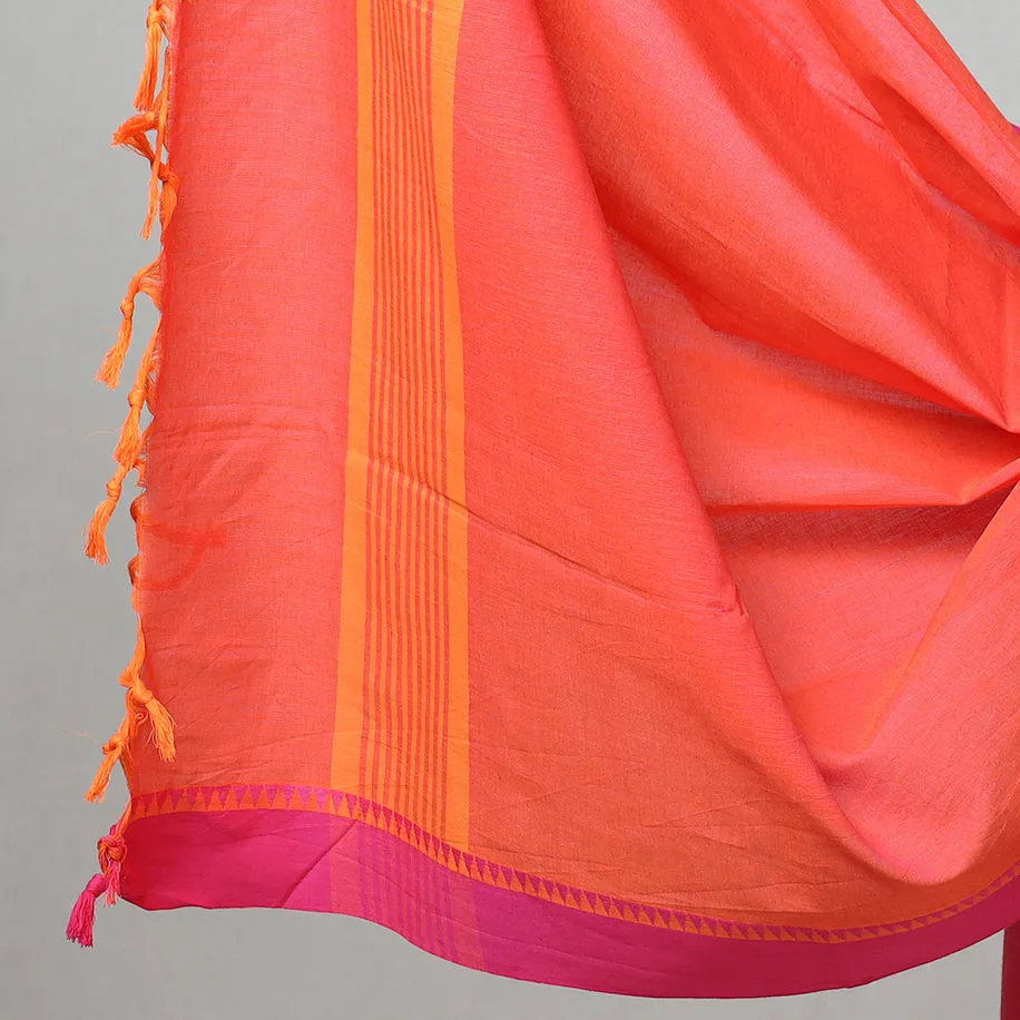 Pink -  3pc Traditional Cotton Dharwad Dress Material 07