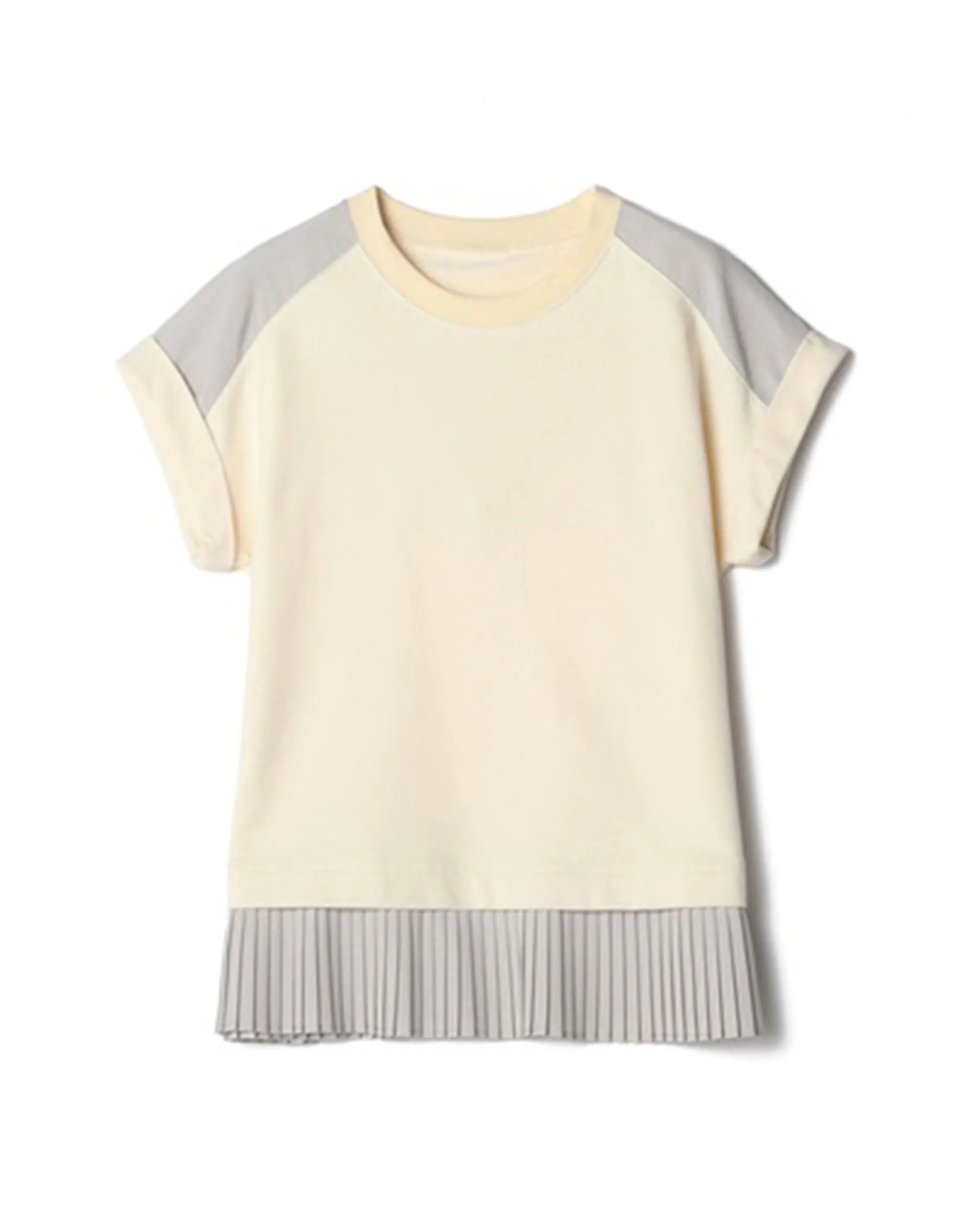 Pleated Hem Top