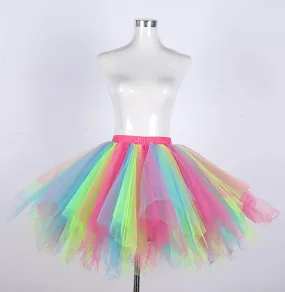 Rainbow Tulle Tutu