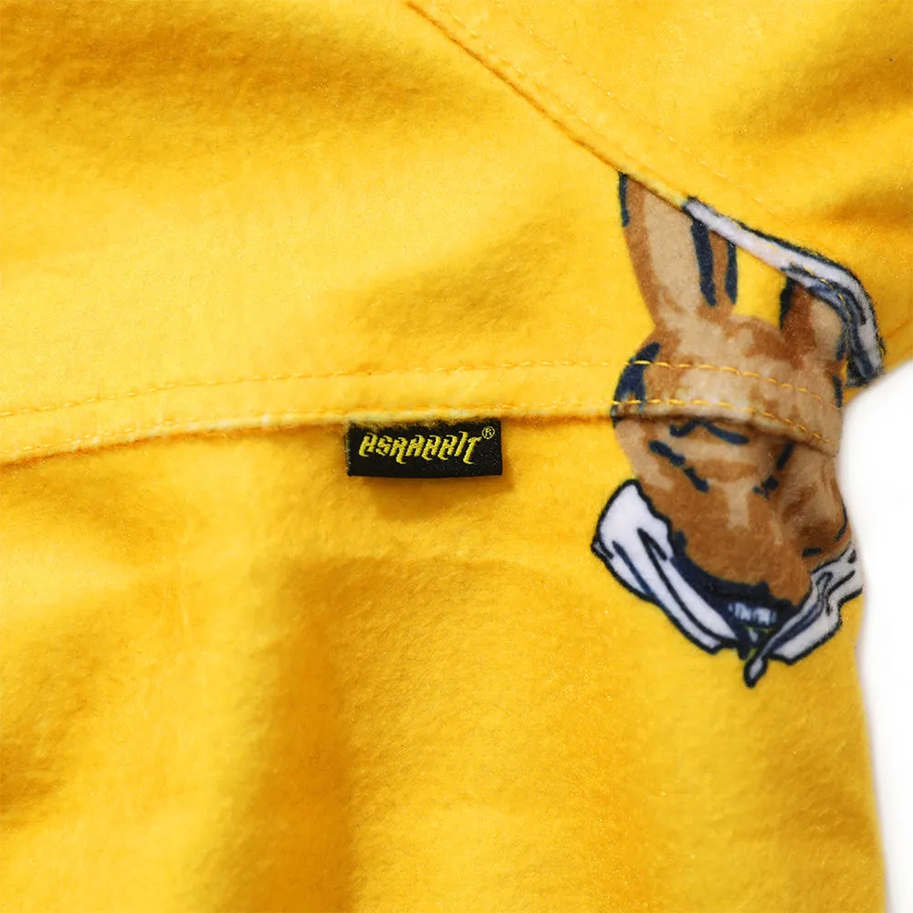 ROYAL FLEECE HOODED JACKET BEAR RABBIT YELLOW