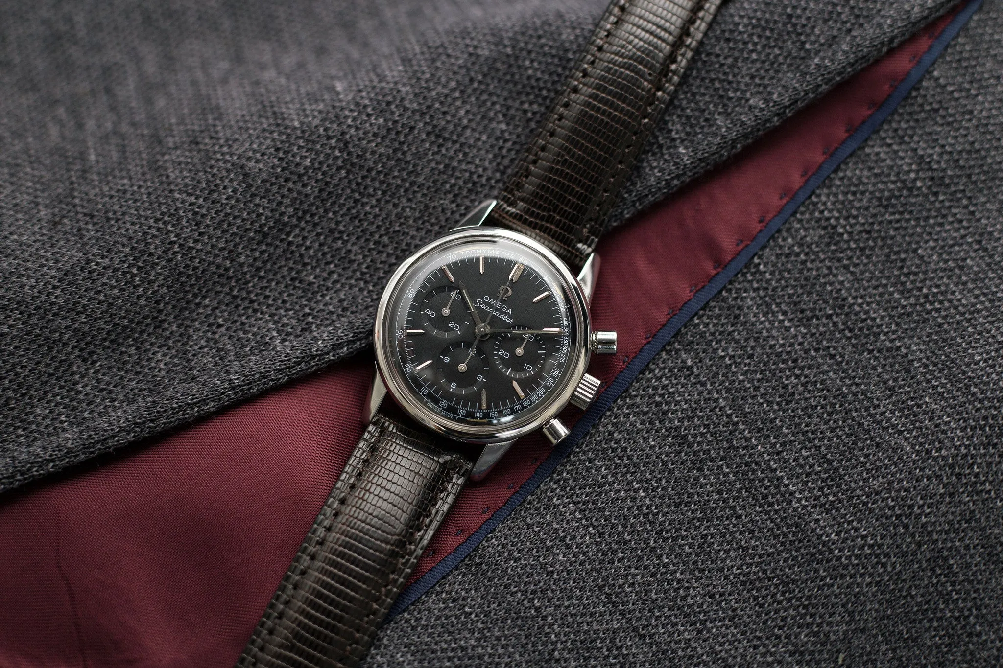 Seamaster Chronograph 105.001 | Black Dial | Steel