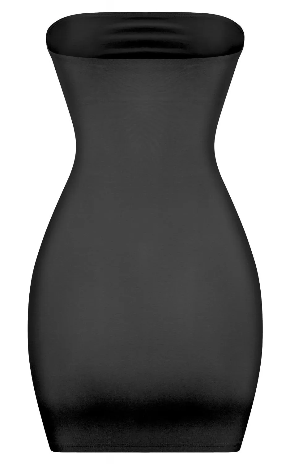 Strapless Cutout Mini Dress - Black