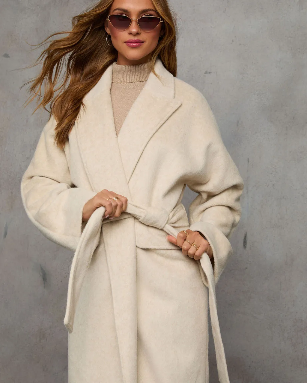 Stroll Along Wool Coat