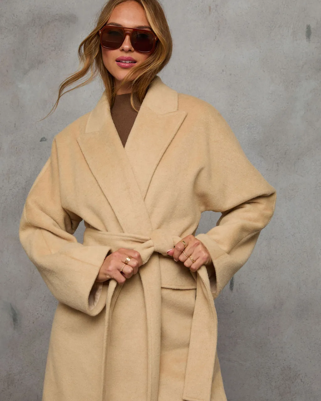 Stroll Along Wool Coat