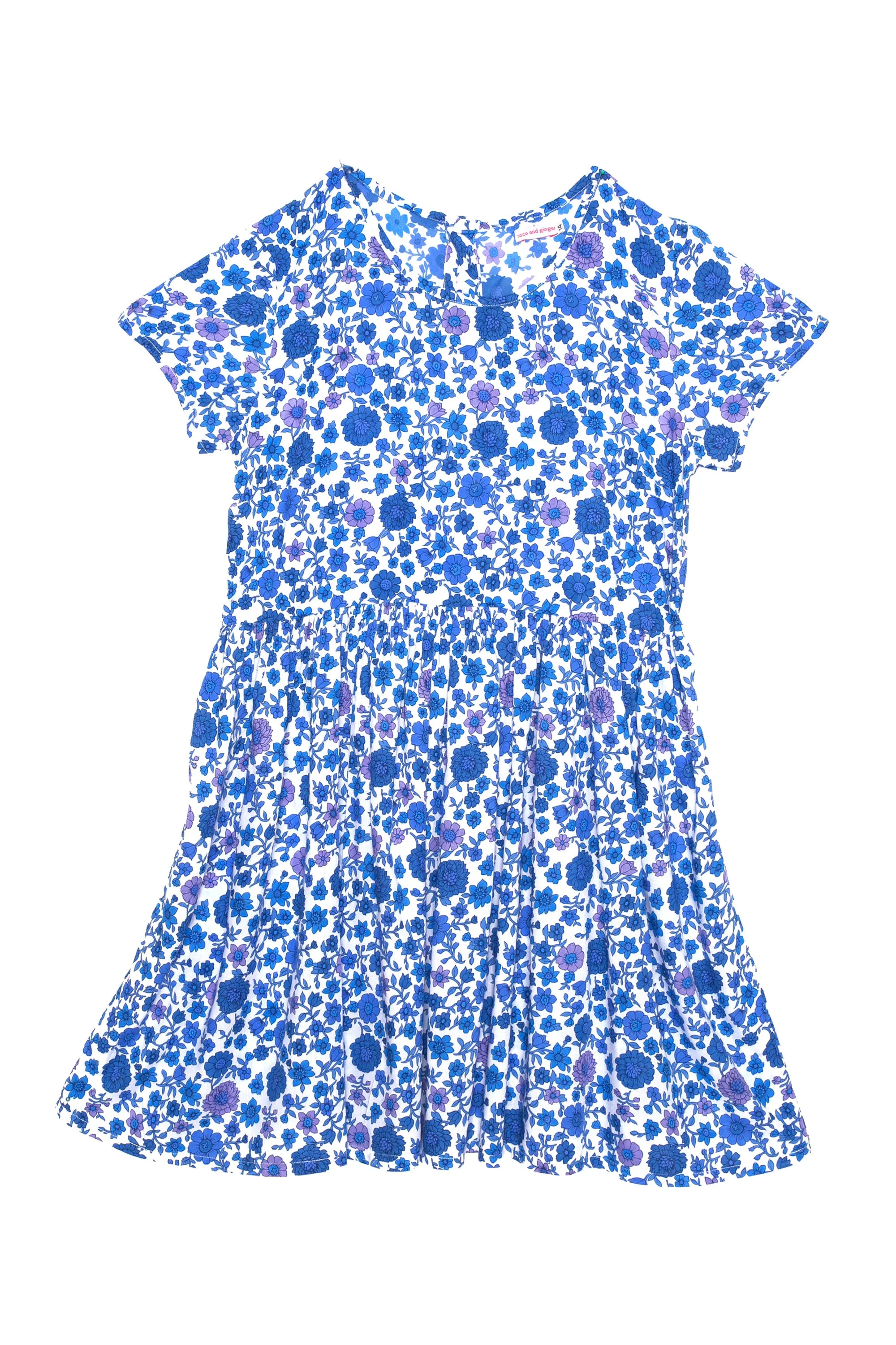 Sunday Dress Indigo Dahlia (Mama)