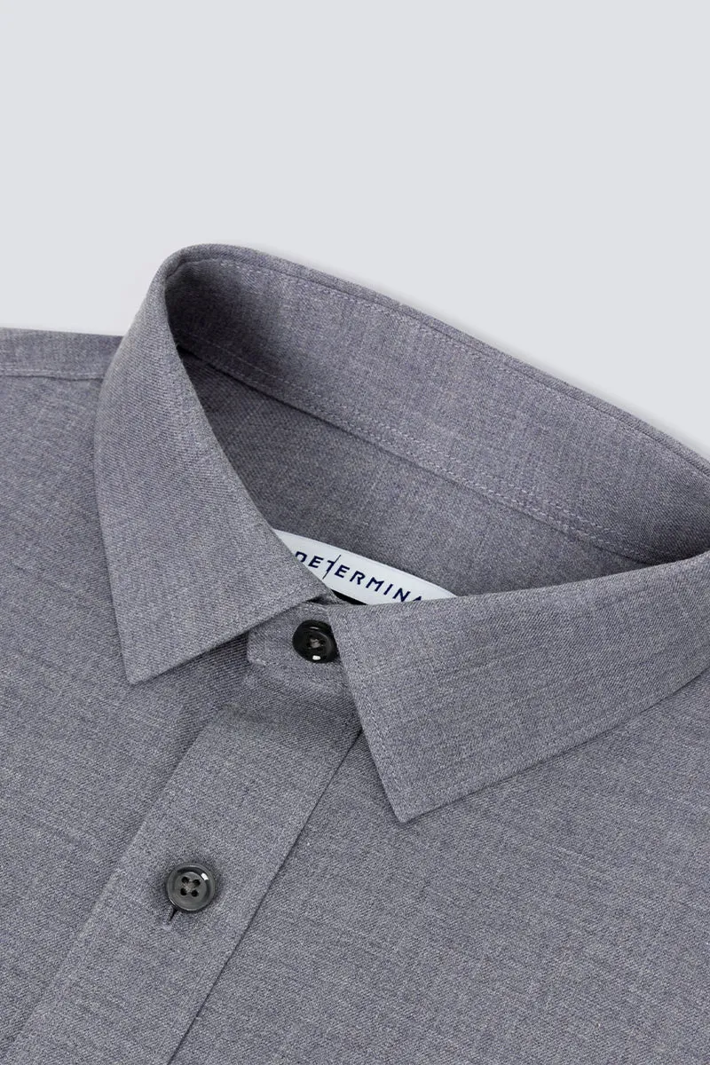 Supreme Cotton-Yak Twill Dress Shirt | Stone Grey 0372DK