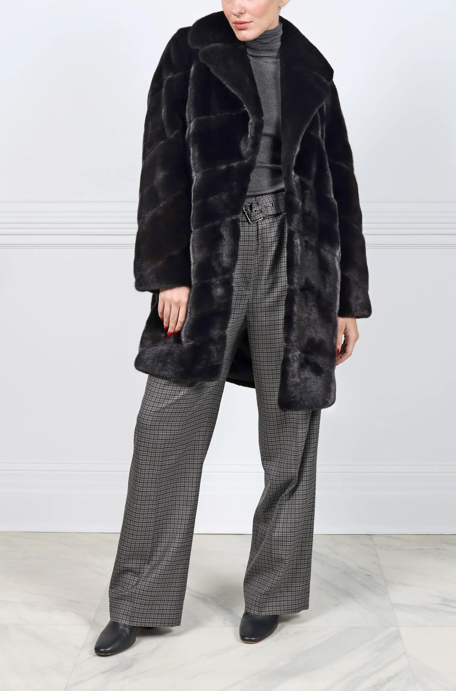 The Aiden Mink Fur Coat