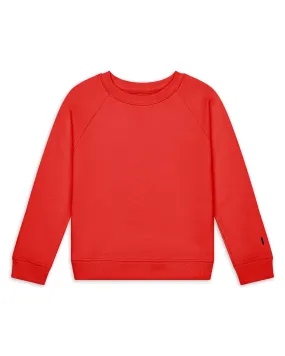 The Organic Pullover Sweatshirt [Poppy]