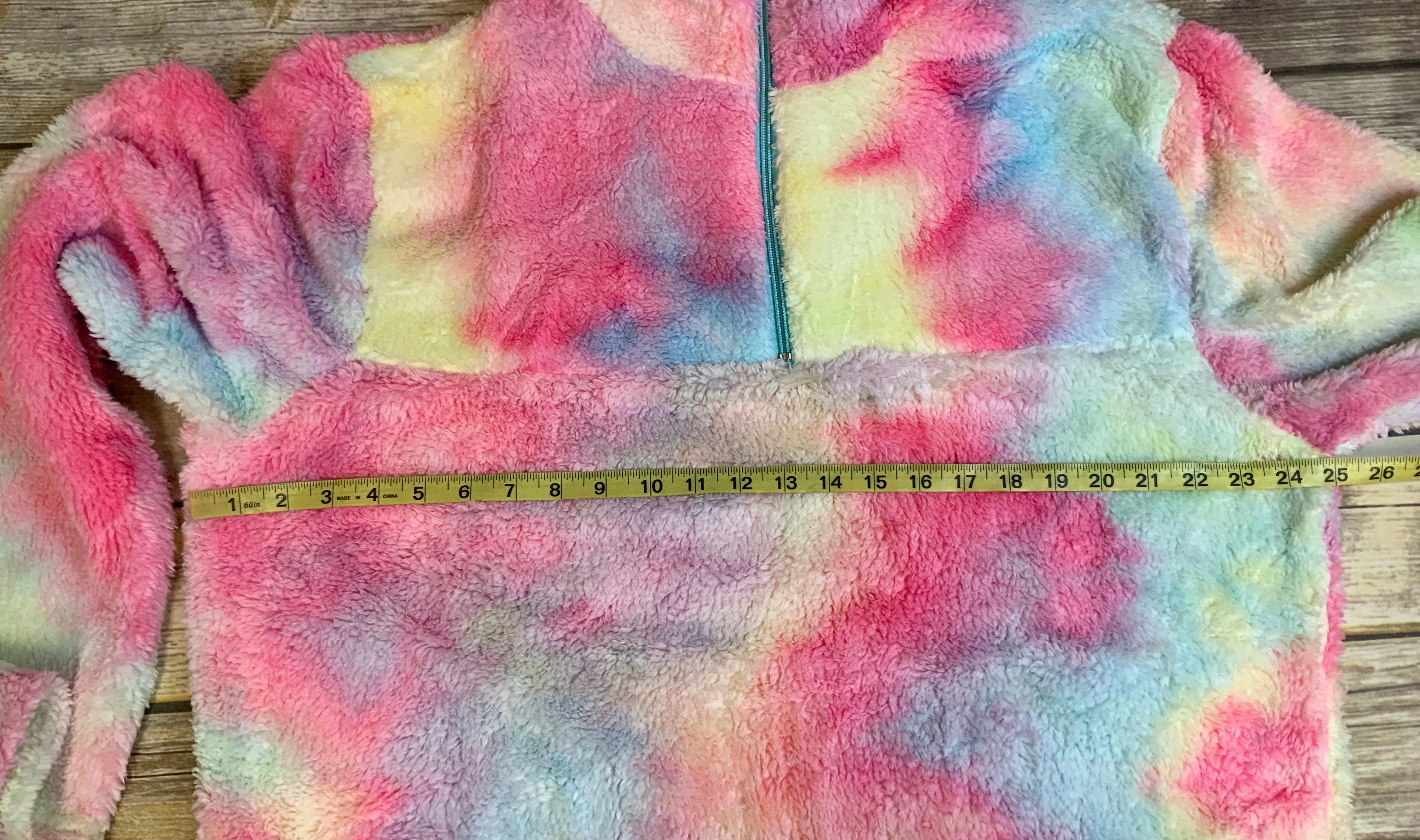 Tie Dye Sherpa Pullovers Kids and Adults