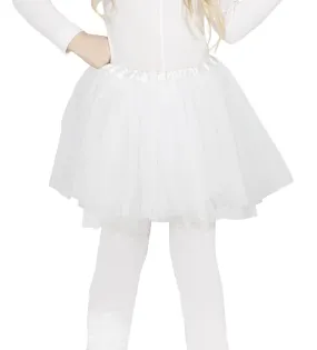 Tulle Tutu Skirt White Kids