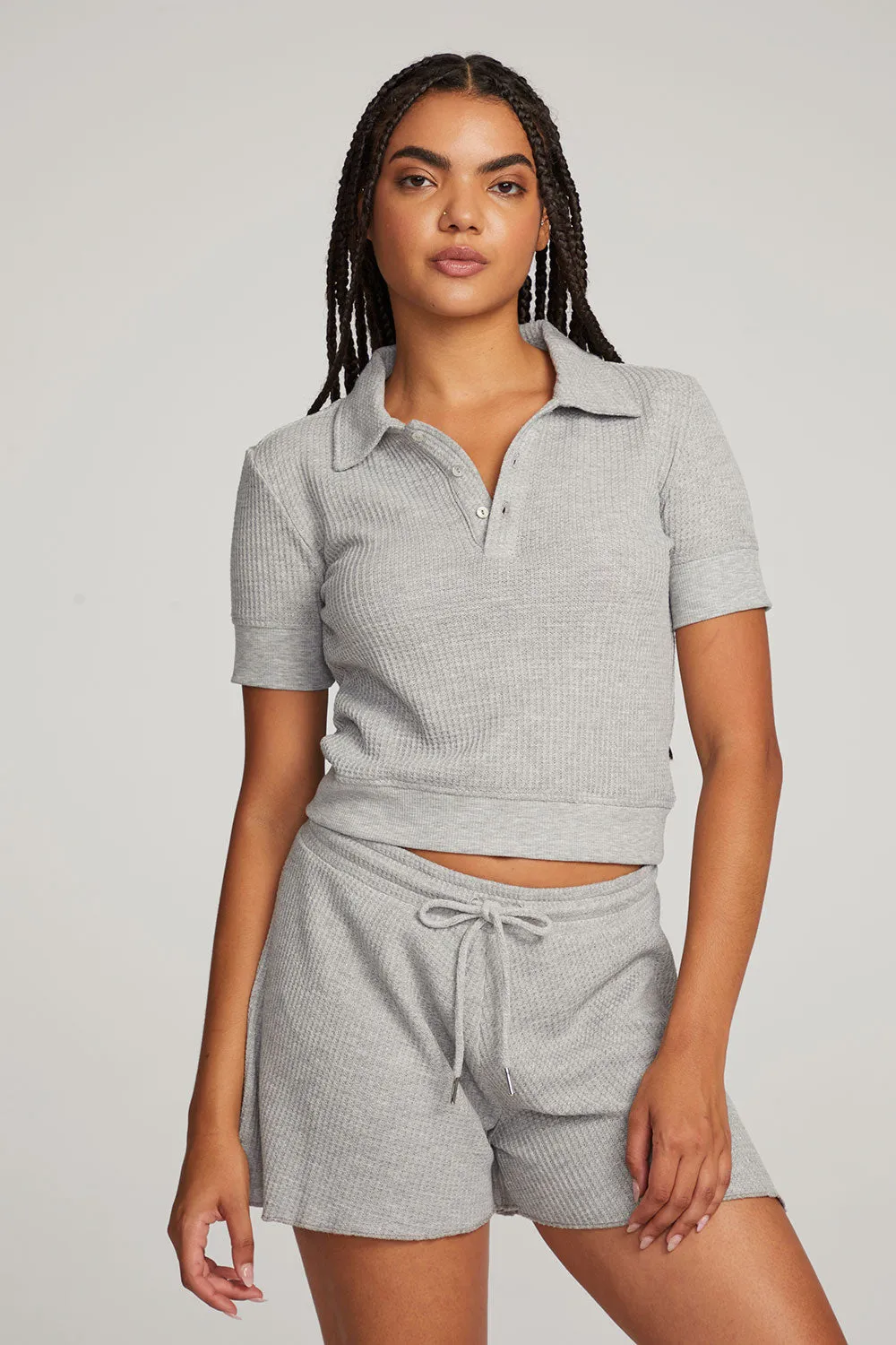 Victoria Grey Marl Pullover