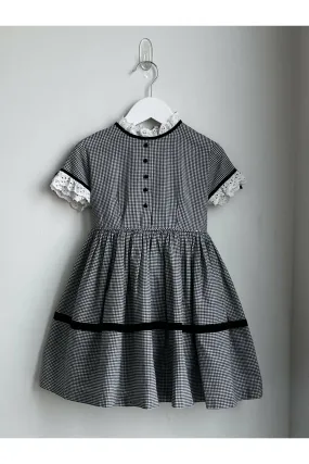 Vintage Rare 50’s Gingham Dress - Approx Size