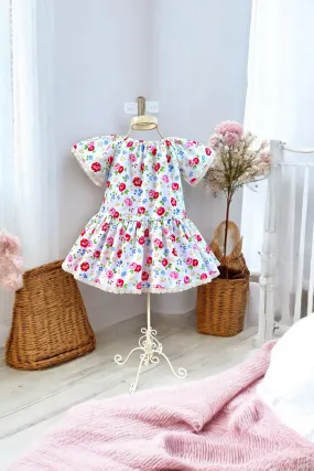 Vintage Seaside Dress ~ Sz 2 | Pam Kitty Floral ~ OOAK