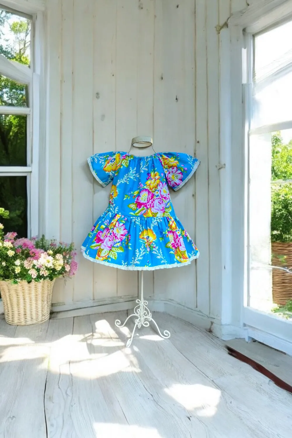 Vintage Seaside Dress | Vickie by Jennifer Paganelli (OOP & extremely hard to find)
OOAK ~ Sz 2